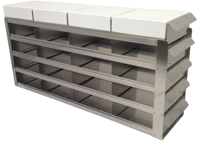 Rack per cassetti congelatore verticali per Standard 2