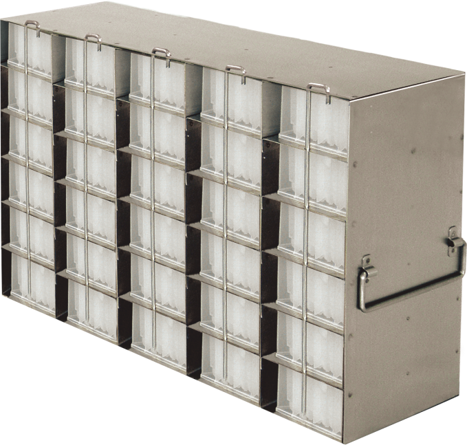 Rack congelatori verticali per scatole di microprovette da 96 pozzetti