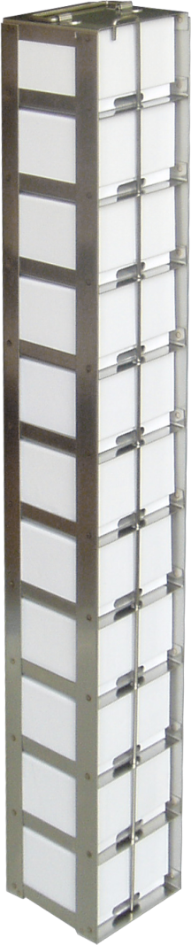 Prateleiras verticais para freezer horizontal e tanque de nitrogênio líquido para Mini 2