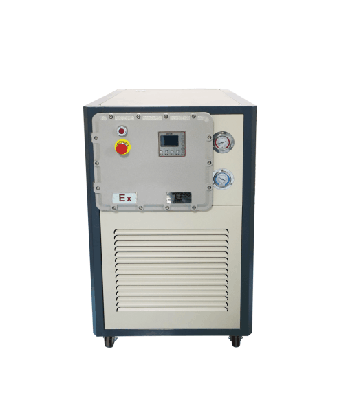 Explosion proof high and low temperature circulator