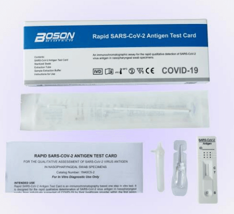 Cartão de teste rápido de antígeno SARS-CoV-2