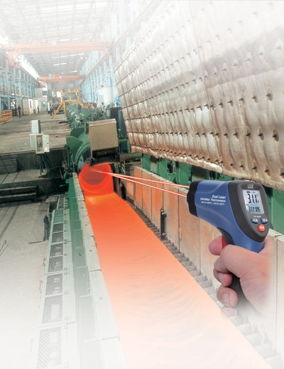 infrared thermometer with probe